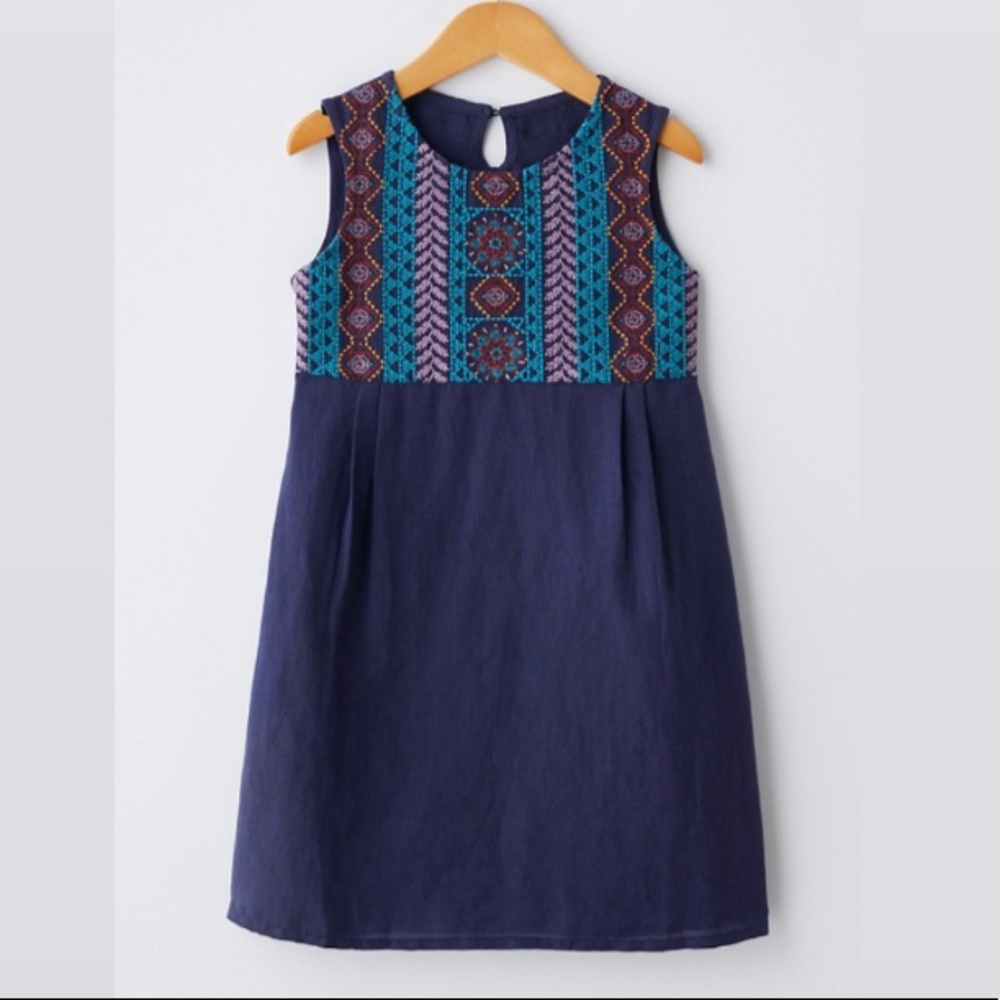 Girls Allegra Embroidered Dress - Garnet Hill